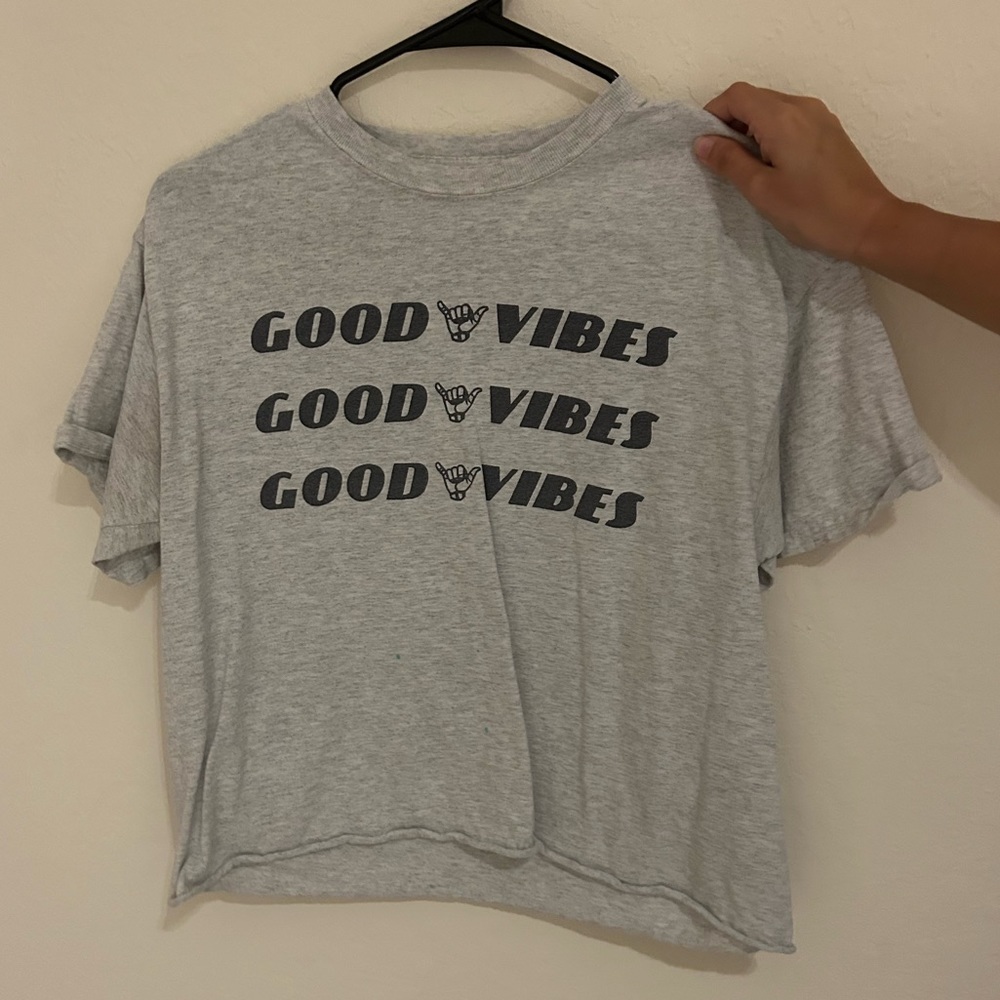 T-shirt (kind of a crop top)
